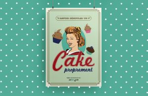 Affiche "Démouler un cake (1)"