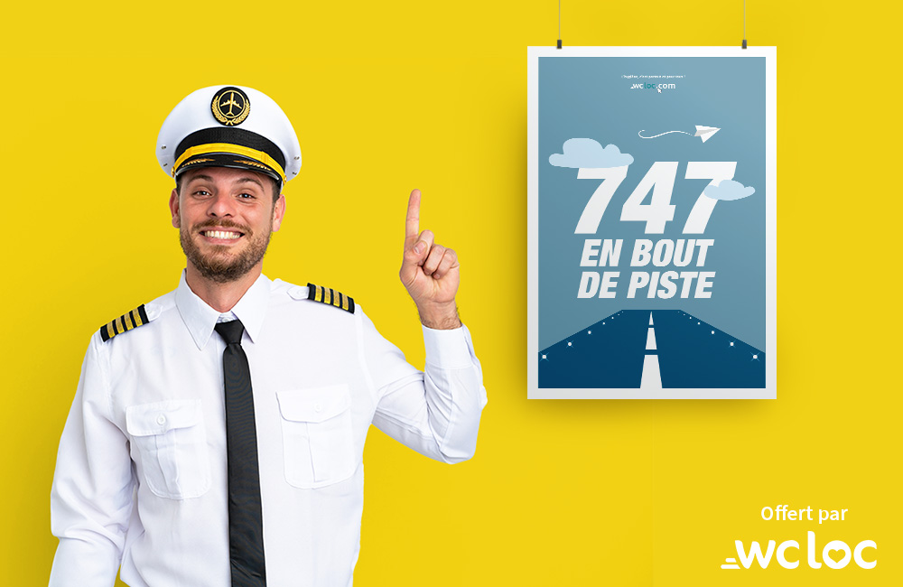 Mise en situation Affiche "747 en bout de piste (1)"