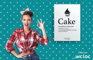 Mise en situtation Affiche "Démouler un cake (2)"