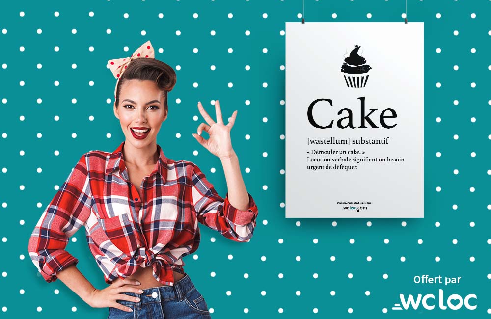 Mise en situtation Affiche "Démouler un cake (2)"