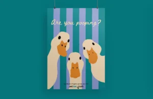 affiche-canards-are-u-pooping