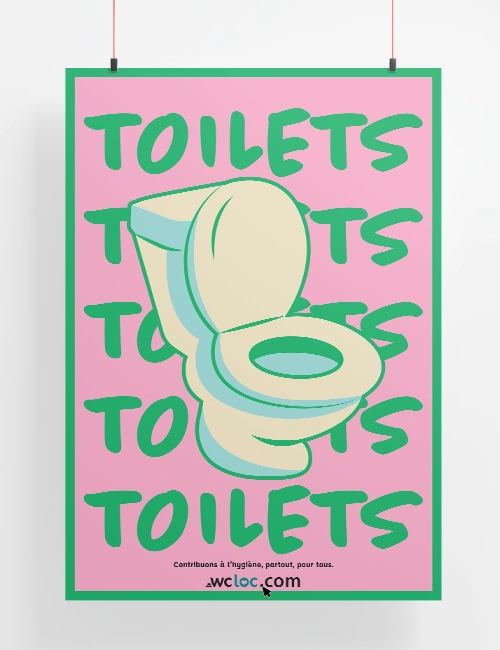 Affiche Toilets